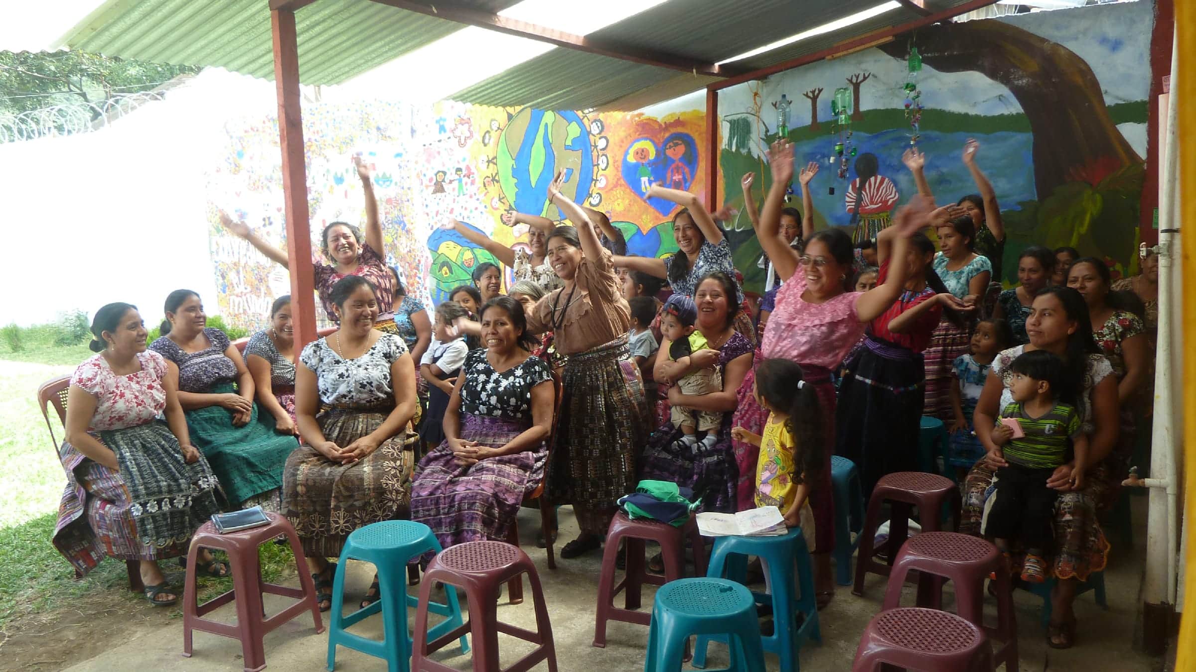 Cheering up at the workshop